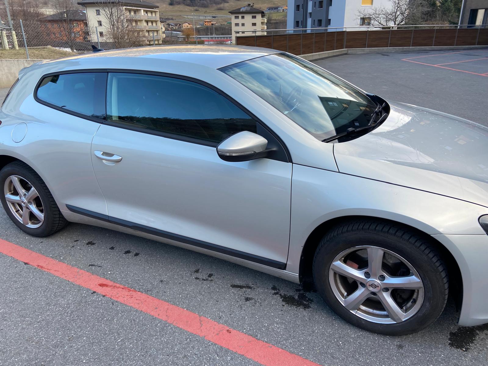 VW Scirocco vue de profil