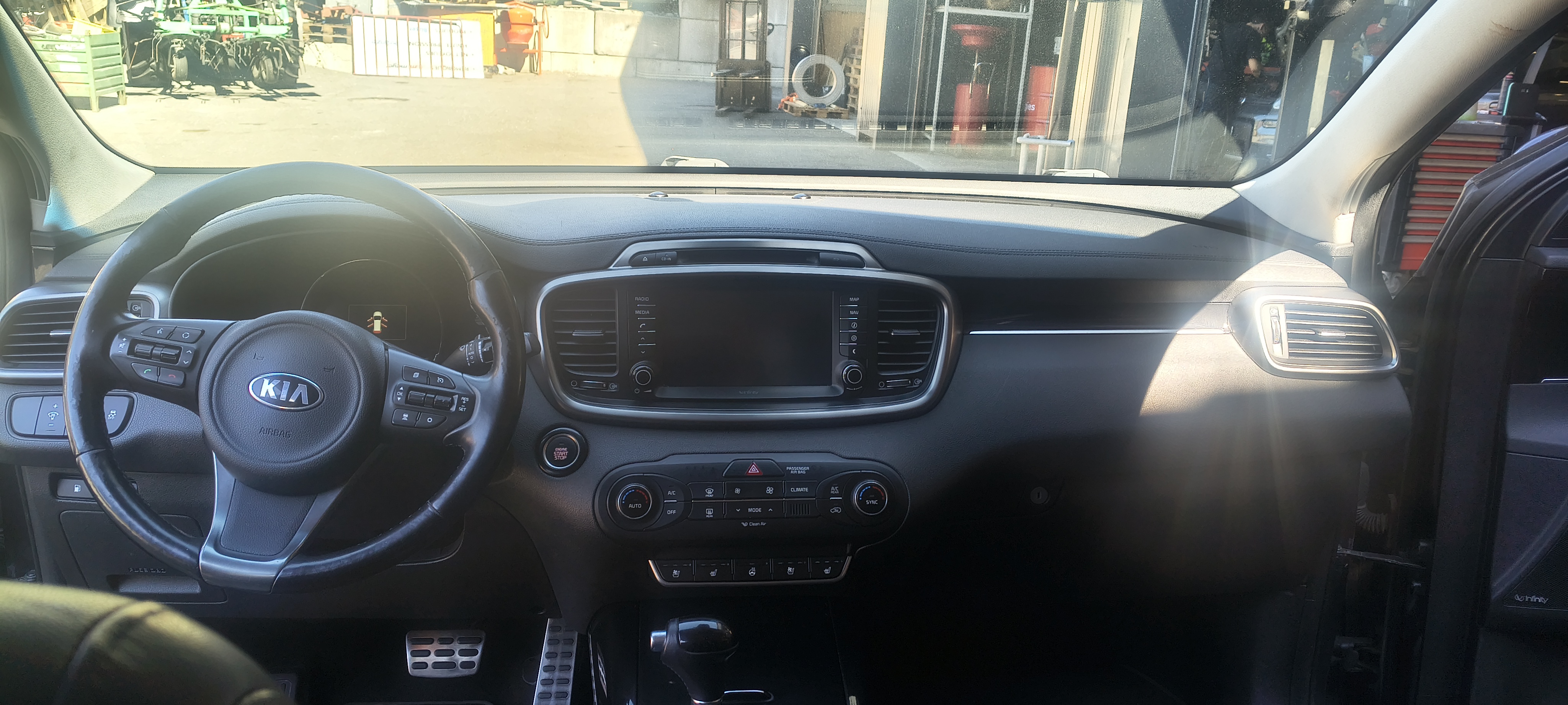 Tableau de bord du Kia Sorento